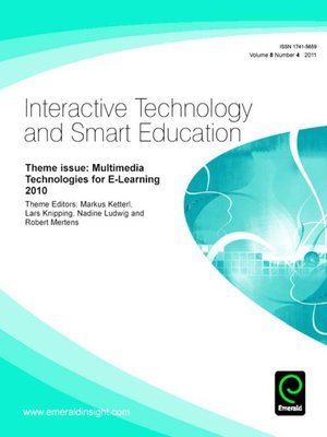 cover image of Interactive Technology and Smart Education, Volume 8, Issue 4